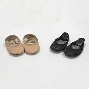 Kids 2 Pairs Stelle Ballet Shoes Size 9